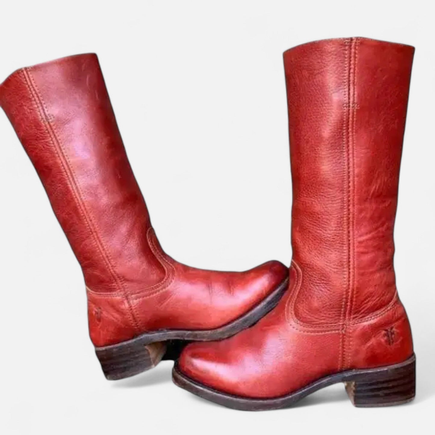 Shiny Riding Knee High Boots for Women