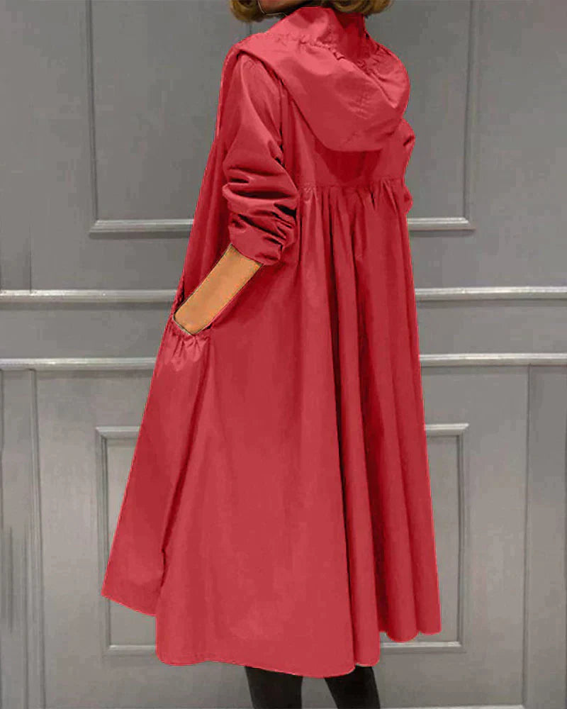 Slim Fit Women's Waterproof Hoodie Jacket