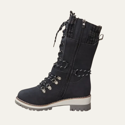 VogeLuxe | Women’s Mid Calf Winter Boots with Hiking Design