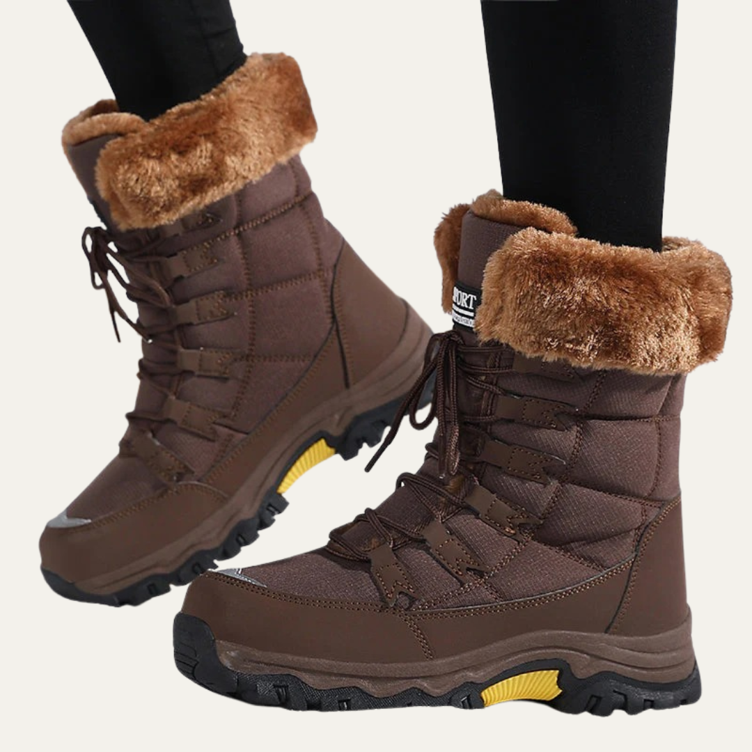 VogeLuxe | Women’s Heavy Duty Mid Calf Winter Platform Boots