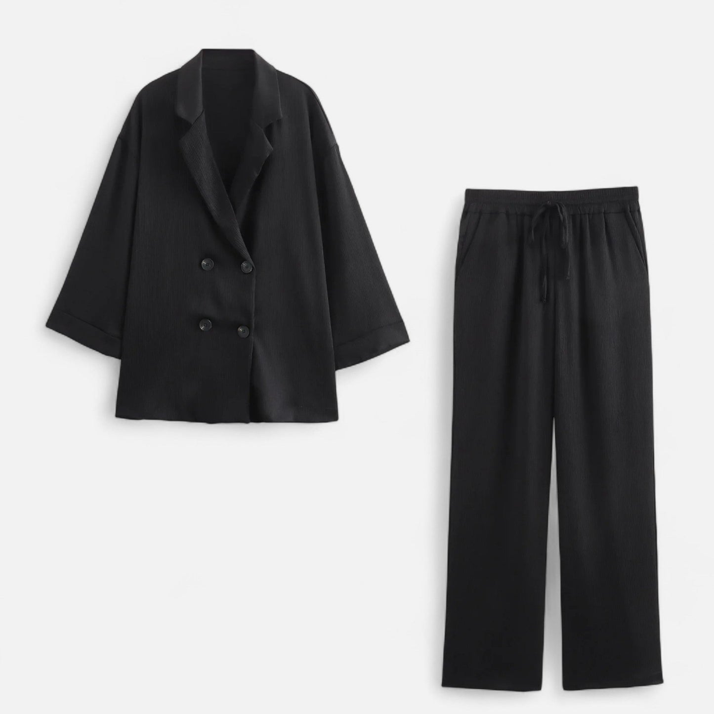 Classic Women's Suit Jacket and Pants Set