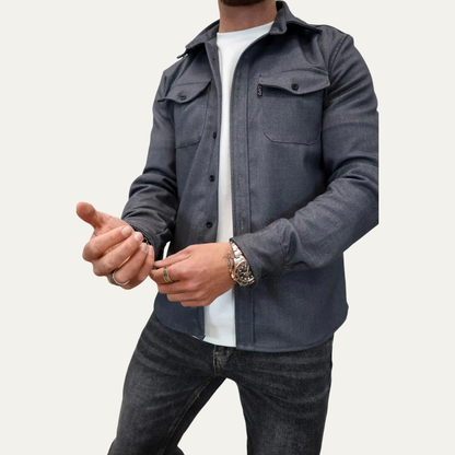 VogeLuxe | Men’s Military-Inspired Shacket