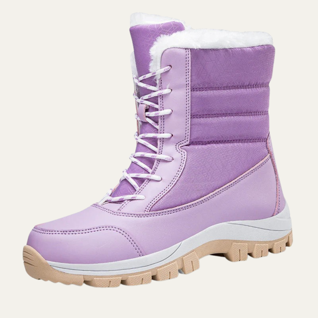 VogeLuxe | Women’s Waterproof Quilted Mid Calf Cold Weather Boot