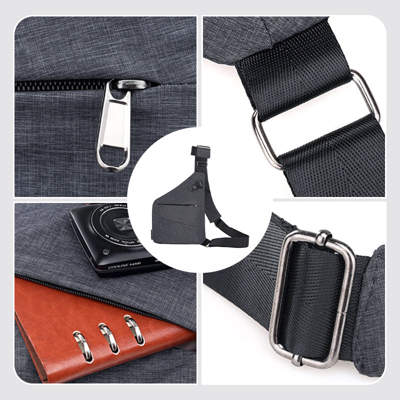 Practical Travel Sling Bag With Safe Pockets - BritishElegance