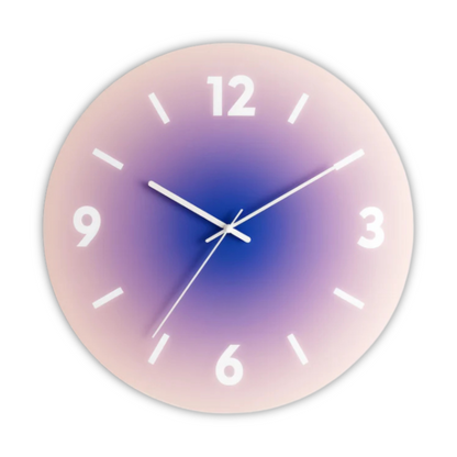 Modern Silent Glass Wall Clock