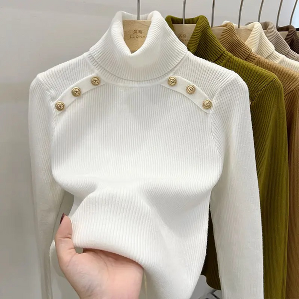 Women's Classic Fit Soft Winter Turtleneck Sweater
