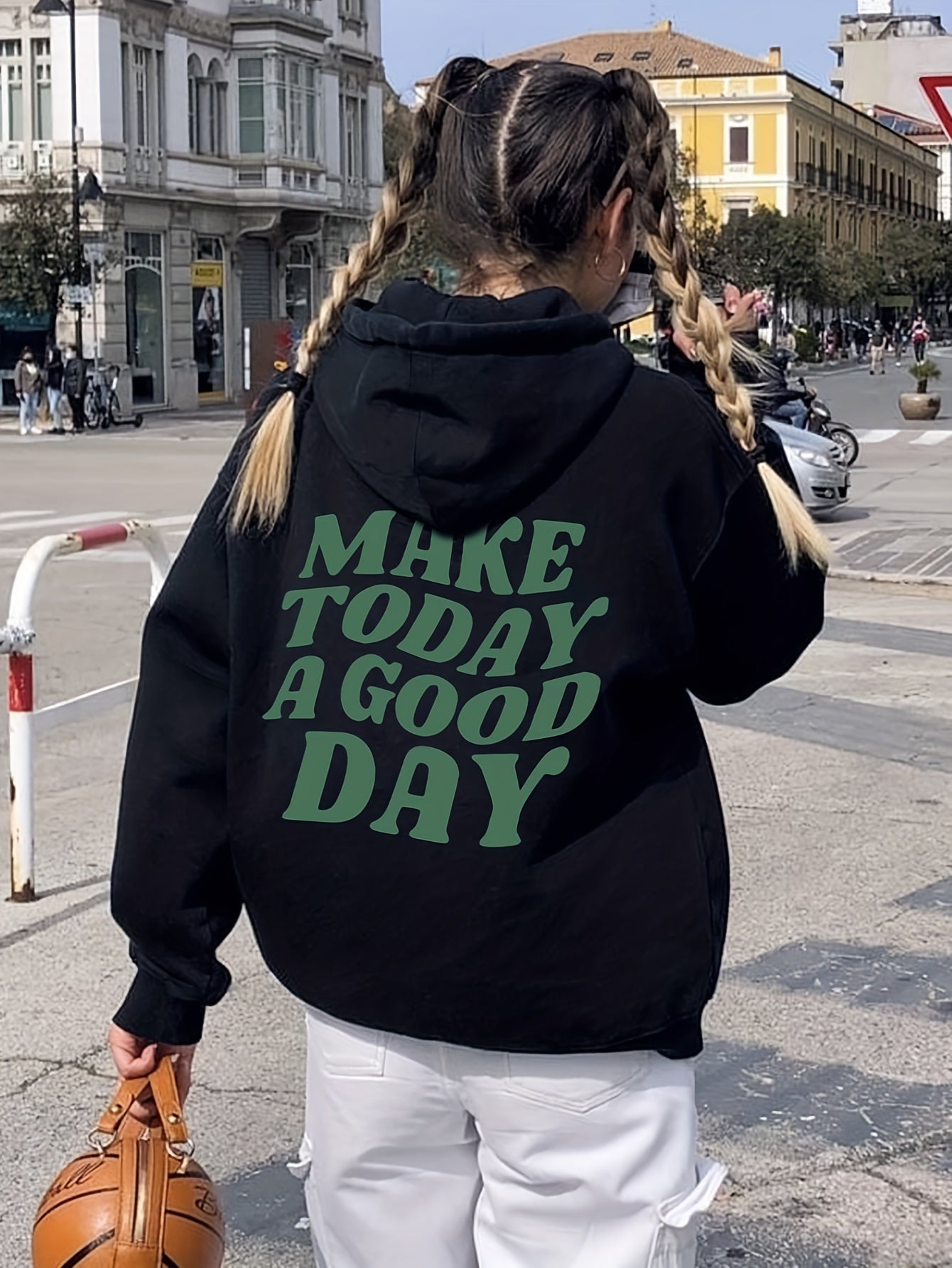 Cozy Women's Winter Hoodie with Fun Pocket Detail - BritishElegance