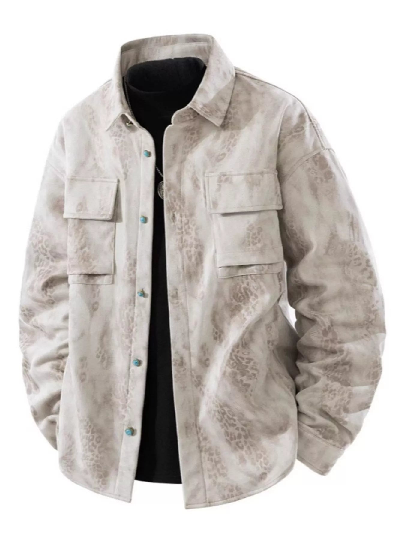 Relaxed Fit Mens Button Down Casual Coat - BritishElegance