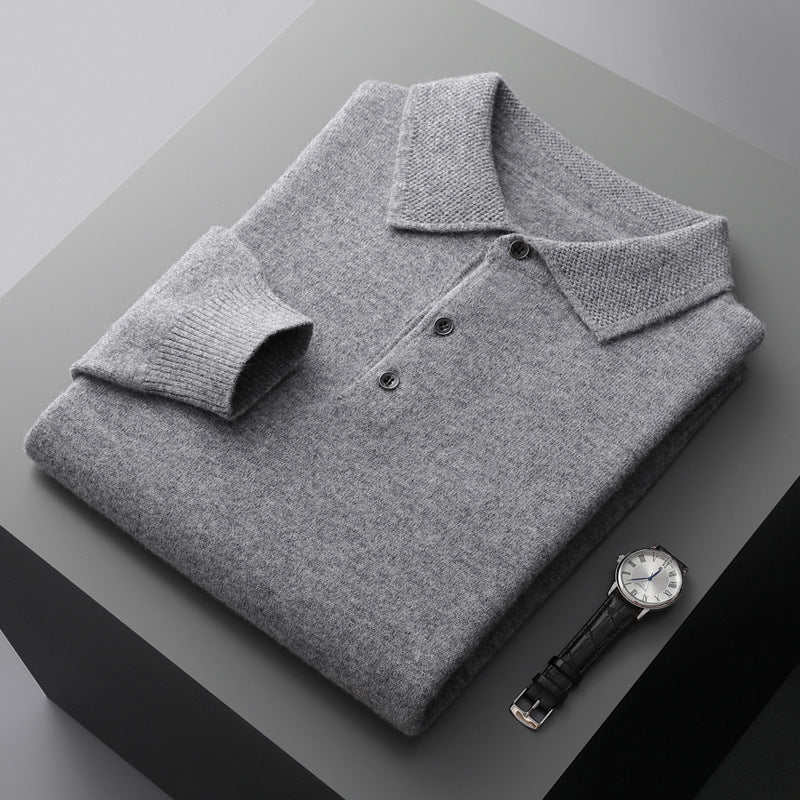 Premium Soft Merino Wool Polo Shirt