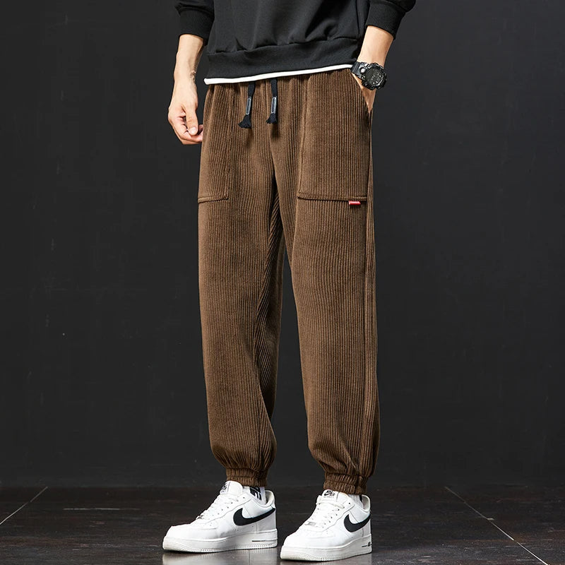 Comfortable Corduroy Running Pants