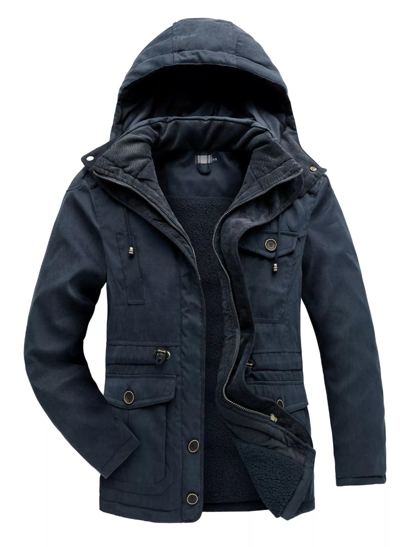 Warm Waterproof Men's Parka Coat