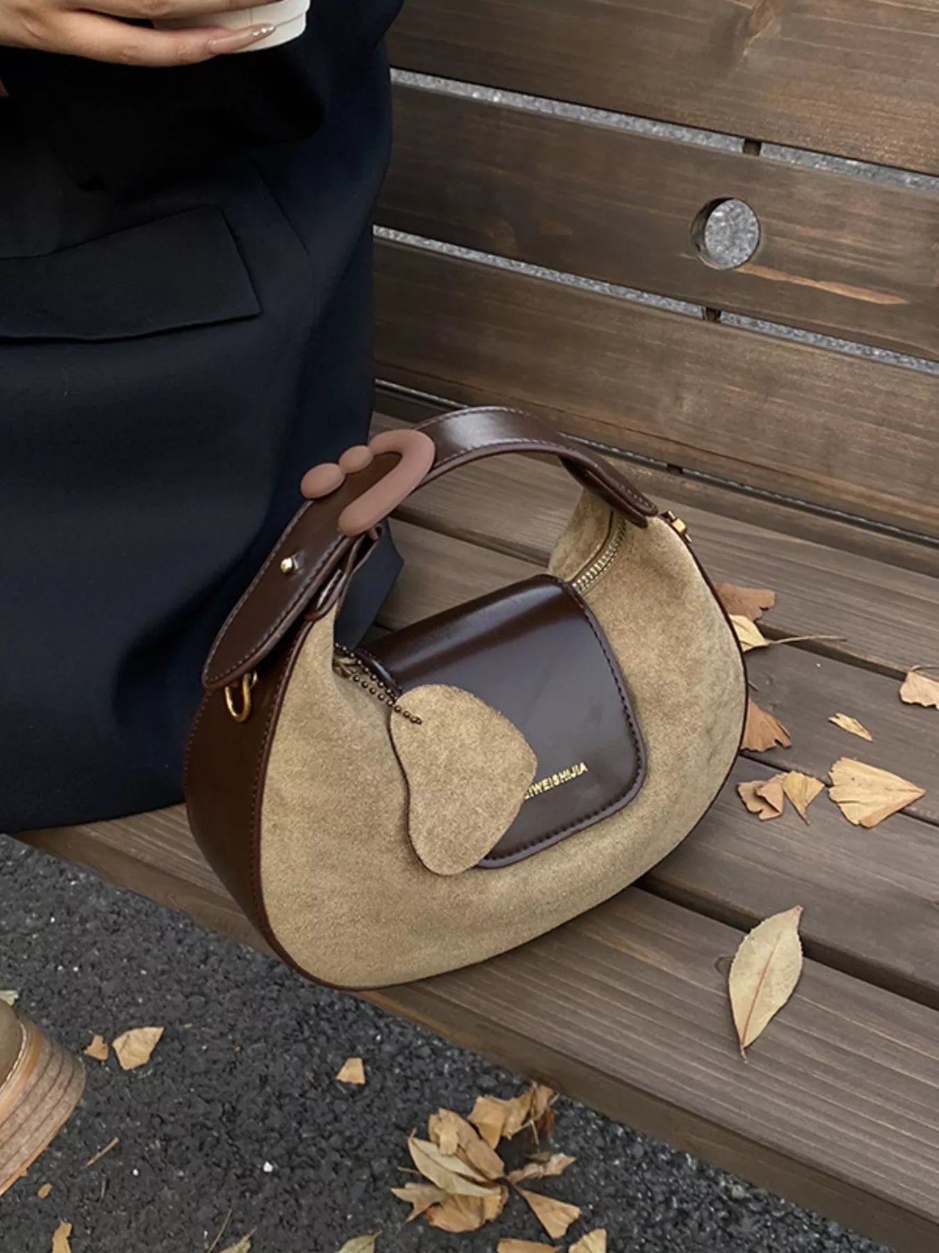 Versatile Faux Leather Crossbody Shoulder Bag
