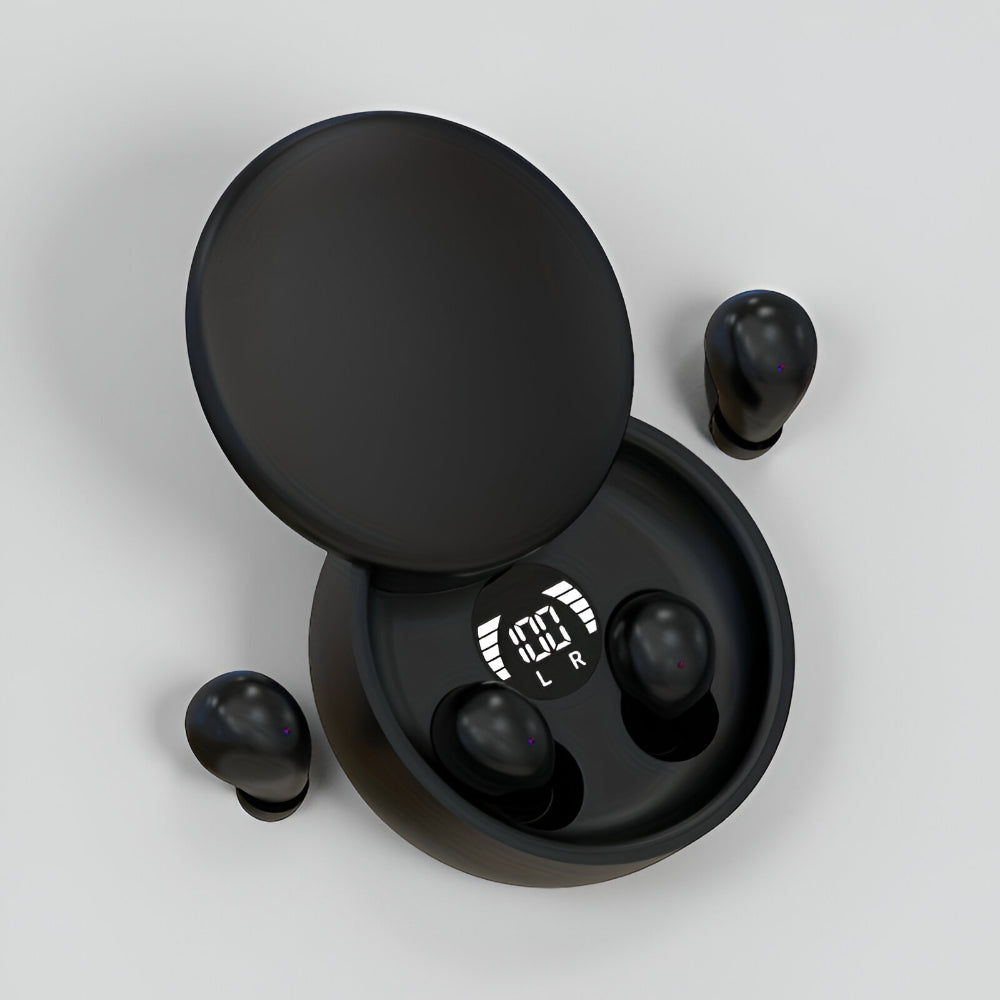 Compact Bluetooth Earbuds with Touch Control - VogeLuxe