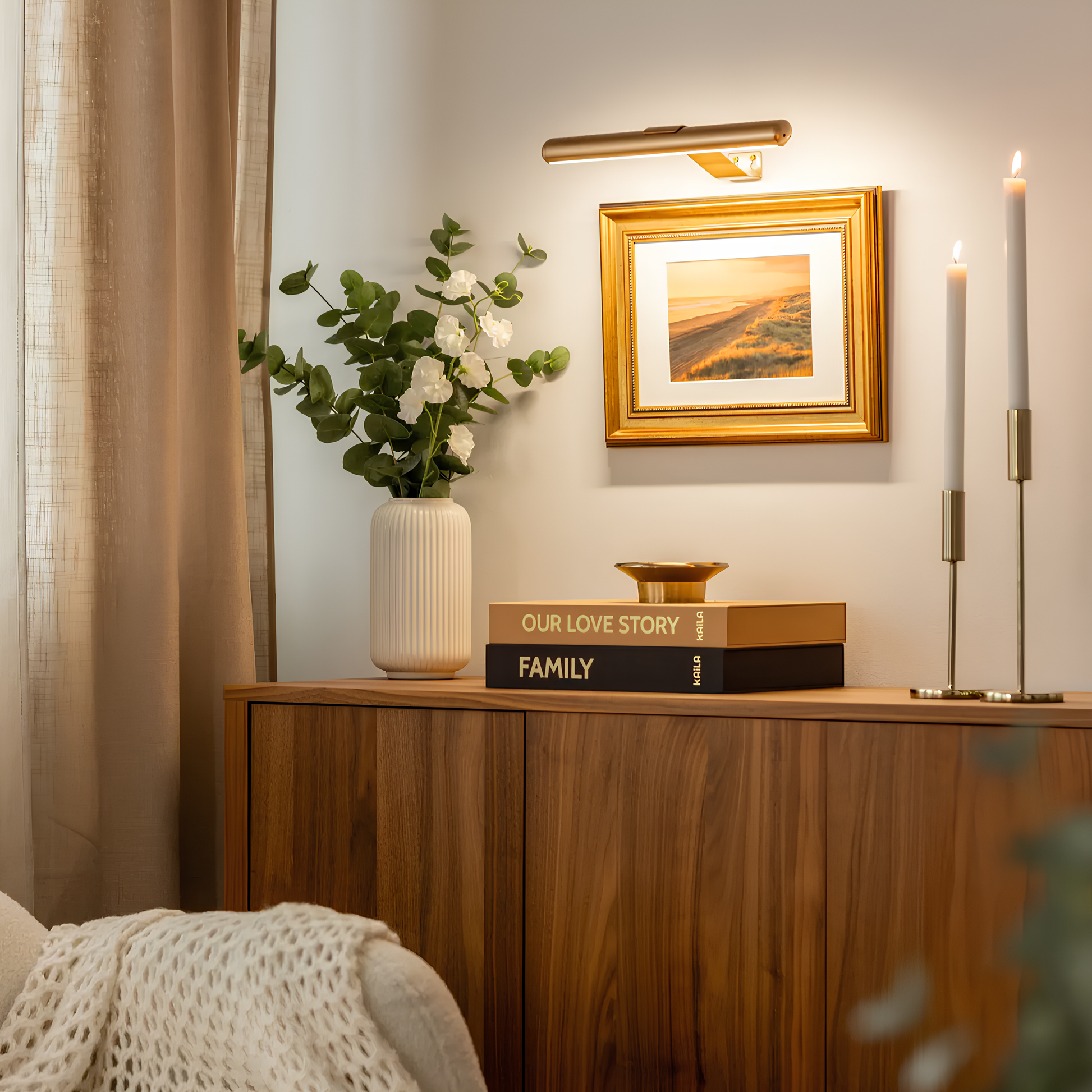 Wireless Art Lamp | Battery Operated Picture Light - VogeLuxe