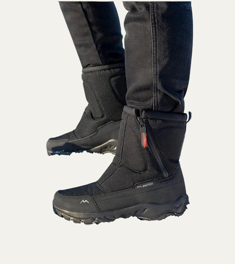 VogeLuxe | Women’s Mid Calf Quilted Winter Snow Boots