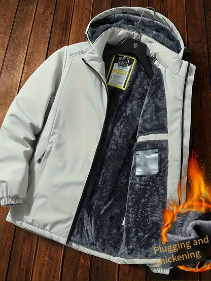 Cozy Filled Insulated Men's Winter Puffer Jacket