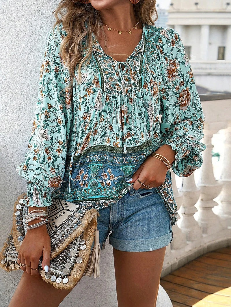 Beautiful Women's Floral Blouse