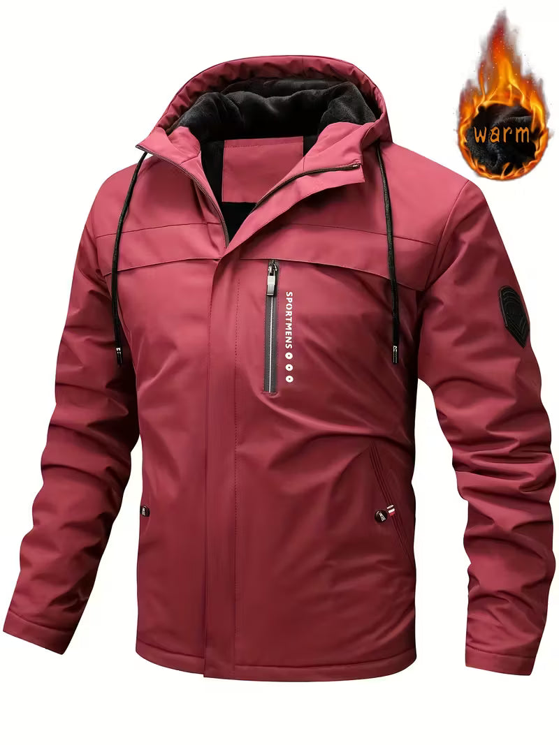 Men's Thick Fleece Parka Coat – Comfortable Winter Jacket