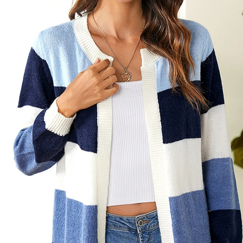 Soft Colourful Women's Cashmere Open Cardigan Sweater