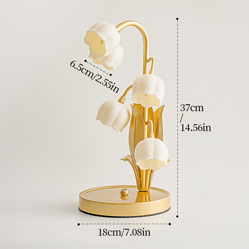 Beautiful Flower Table Lamp | Soft White Lighting