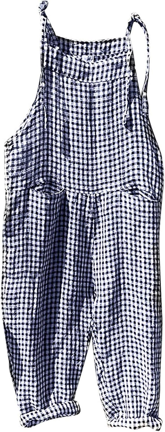 Loose Fit Stripe Women's Jumpsuit
