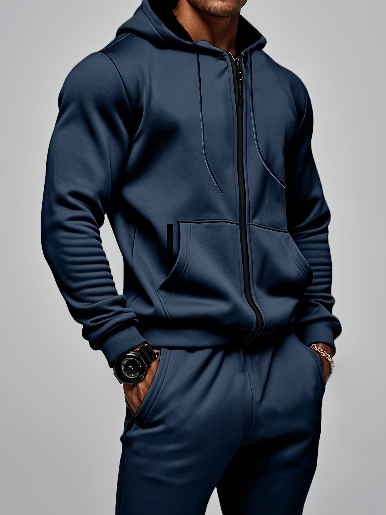 Men's Athletic Jogger Suit Set
