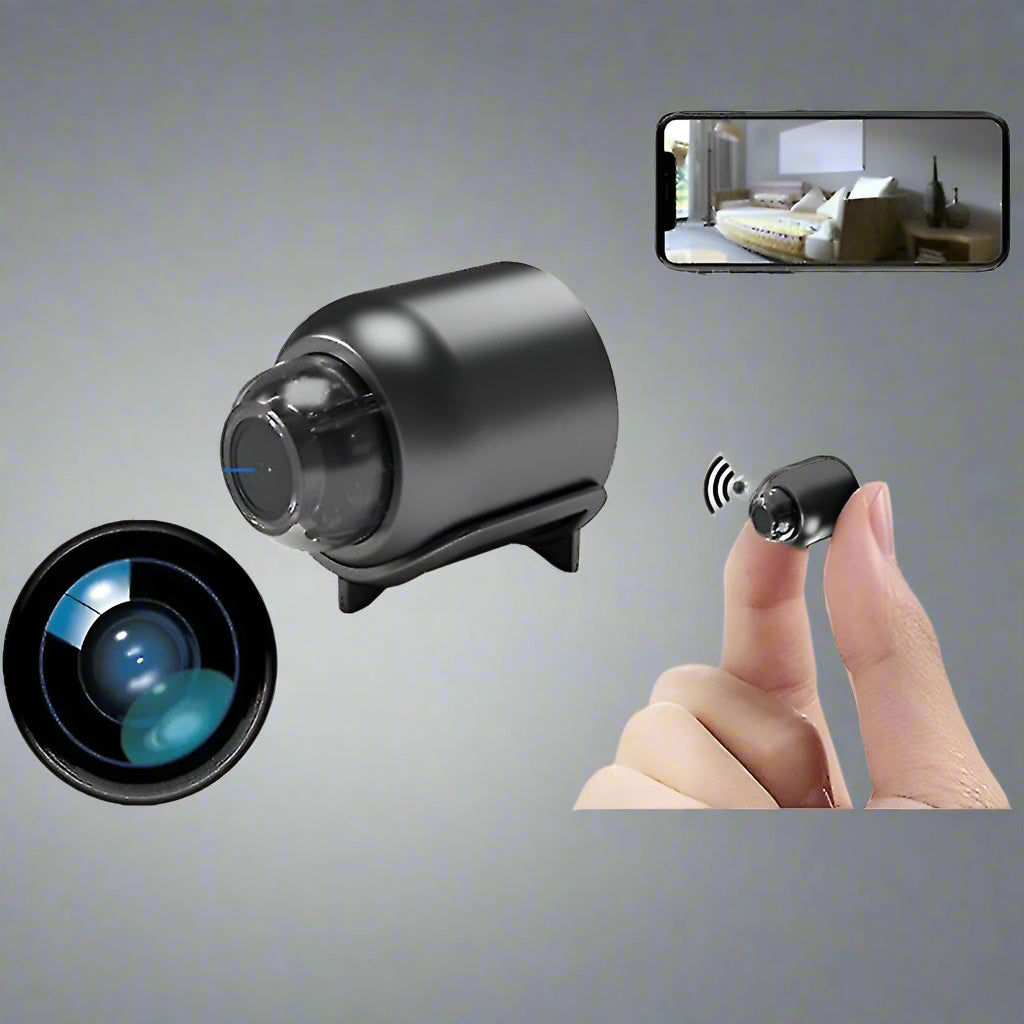 Compact 5G WiFi Security Camera 1080P HD Easy Install - VogeLuxe