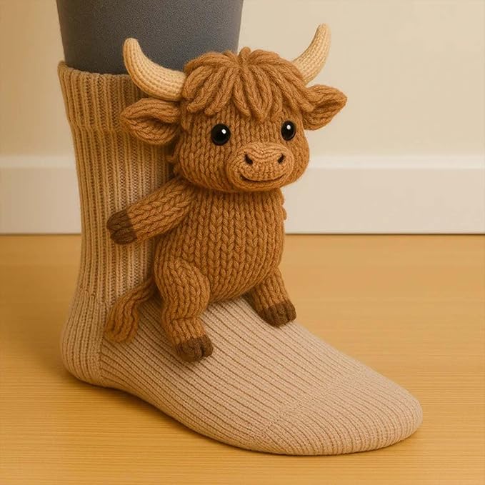 Fun Plush Animal Hug Socks - VogeLuxe