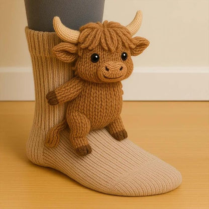 Fun Plush Animal Hug Socks - VogeLuxe