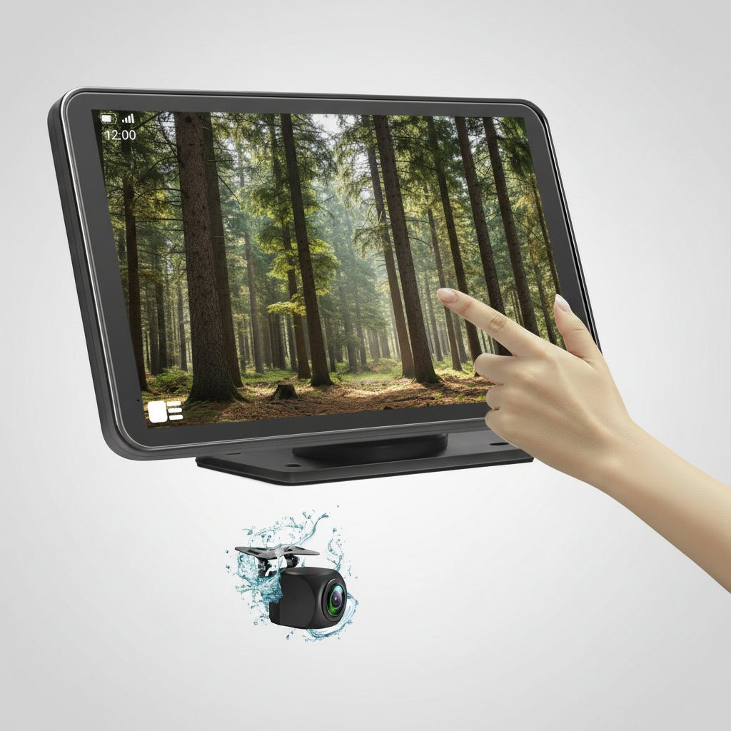 Compact 7 Car GPS Bluetooth Touch Screen Monitor - VogeLuxe