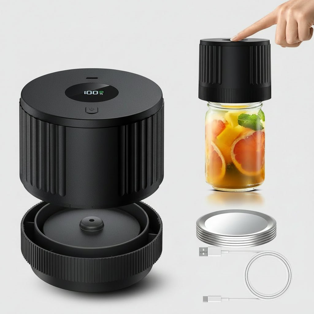Easy Food Storage Mason Jar Sealer Kit
