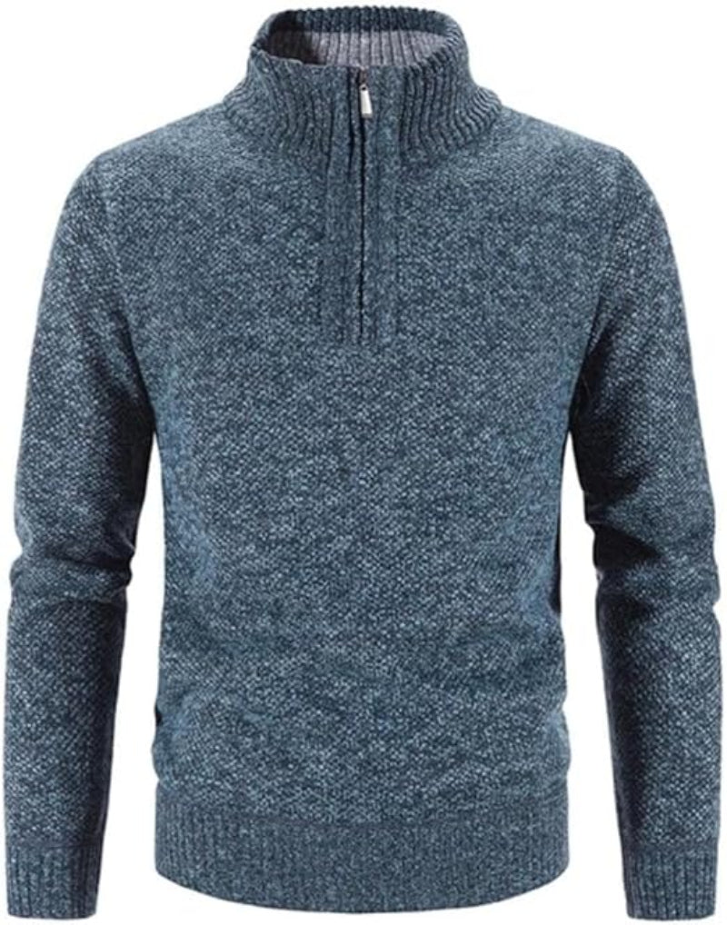 Warm Classic Crew Neck Winter Wool Sweater