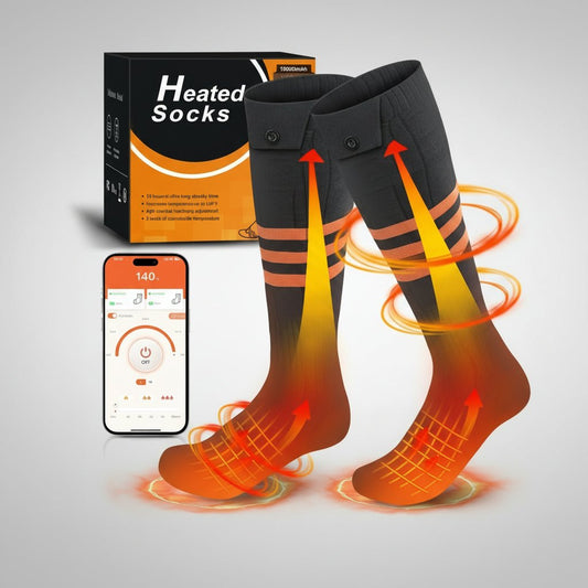 Warm APP Controlled Socks for Men 4 Heat Levels - VogeLuxe