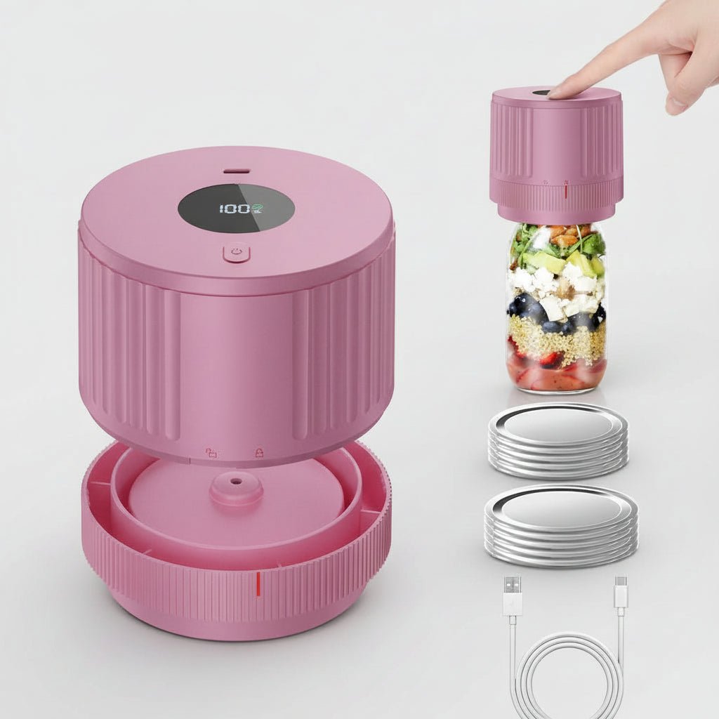 Easy Food Storage Mason Jar Sealer Kit