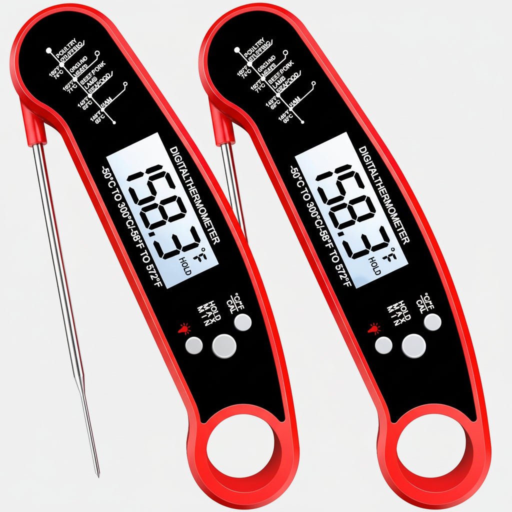 Accurate Instant Read Meat Thermometer for Grilling