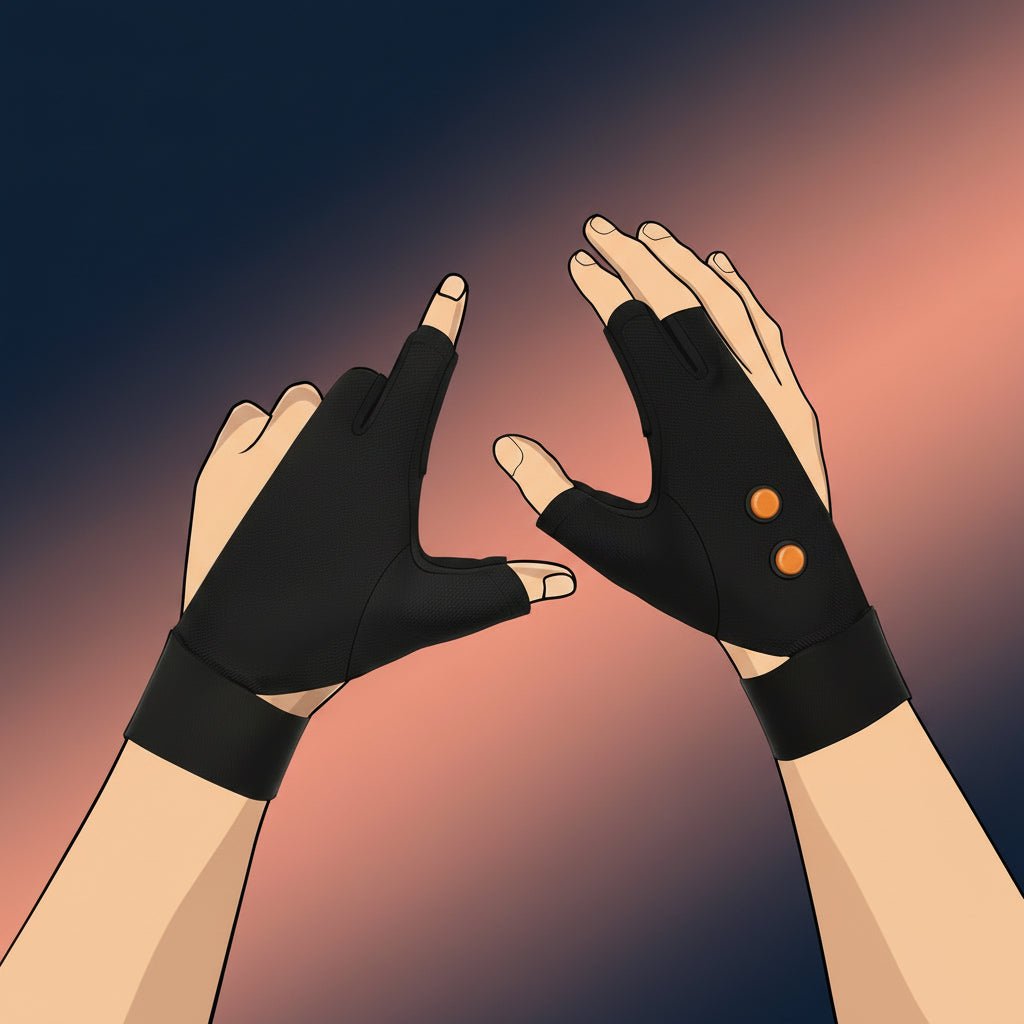 Rechargeable LED Work Gloves with Battery Pack - VogeLuxe