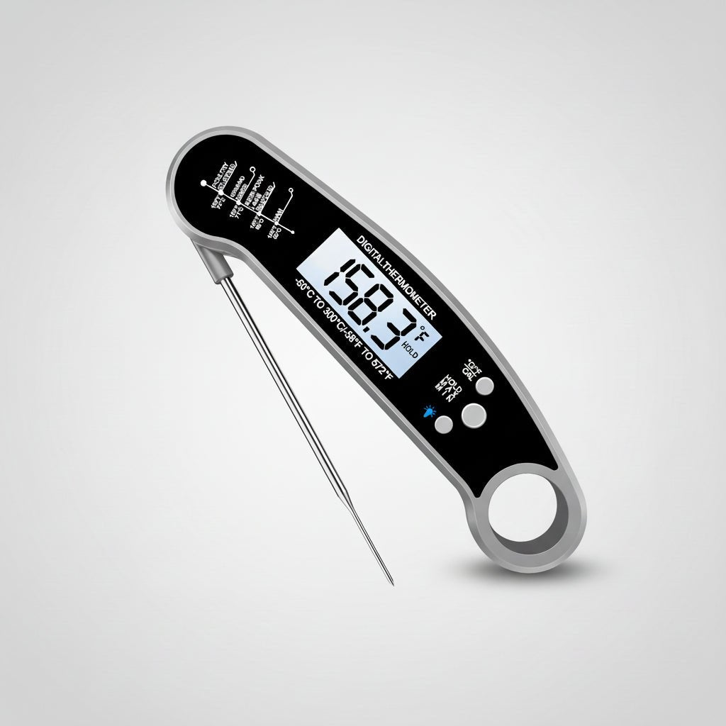 Accurate Instant Read Meat Thermometer for Grilling