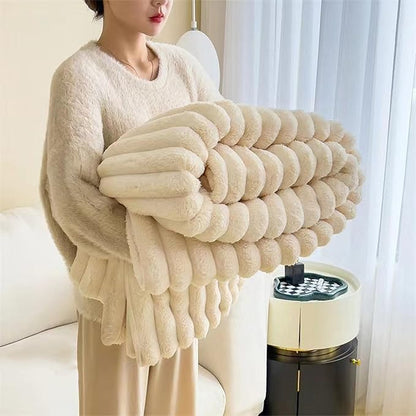 Plush Faux Fur Soft Blanket - VogeLuxe