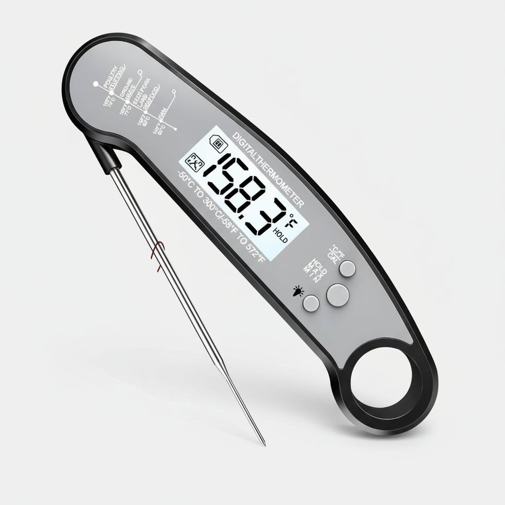 Accurate Instant Read Meat Thermometer for Grilling - VogeLuxe