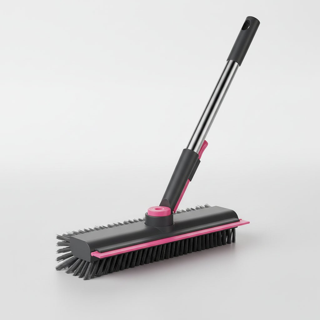 Heavy Duty Floor Scrubber Brush with Extendable Handle