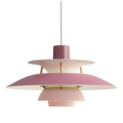 Chic LED Pendant Light With Fabric Shade