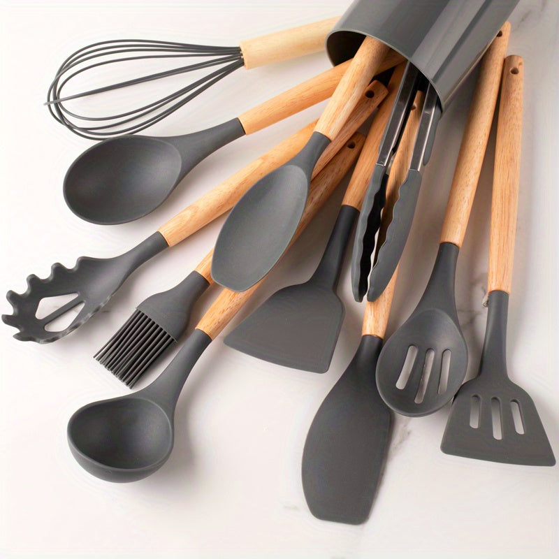 Premium 12-Piece Silicone Kitchen Utensil Set