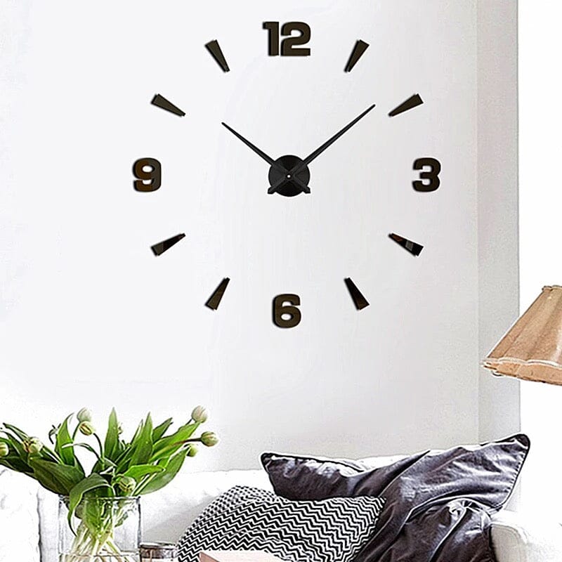 Luxury Golden Acrylic Wall Clock