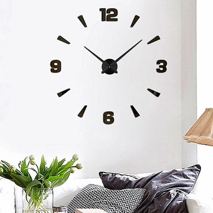 Luxury Golden Acrylic Wall Clock