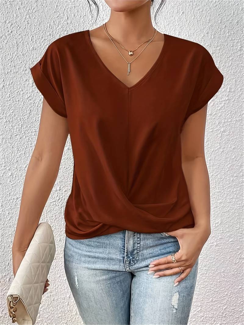 Paola - Donna T-shirt estivo corto
