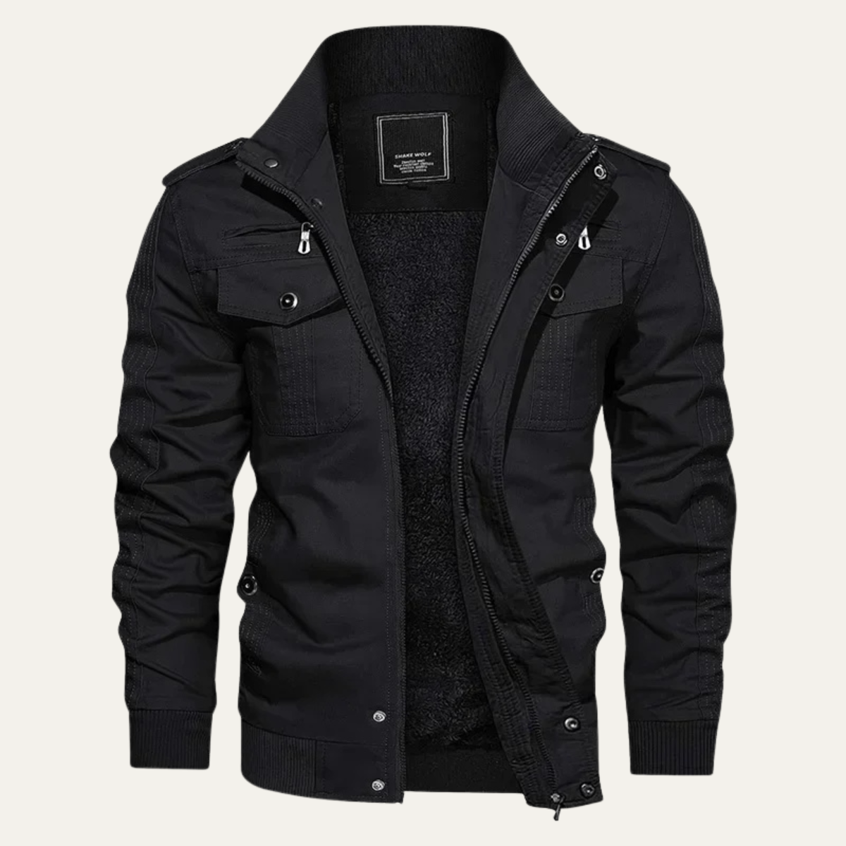 VogeLuxe | Men’s Tactical Field Style Bomber Jacket