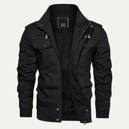 VogeLuxe | Men’s Tactical Field Style Bomber Jacket