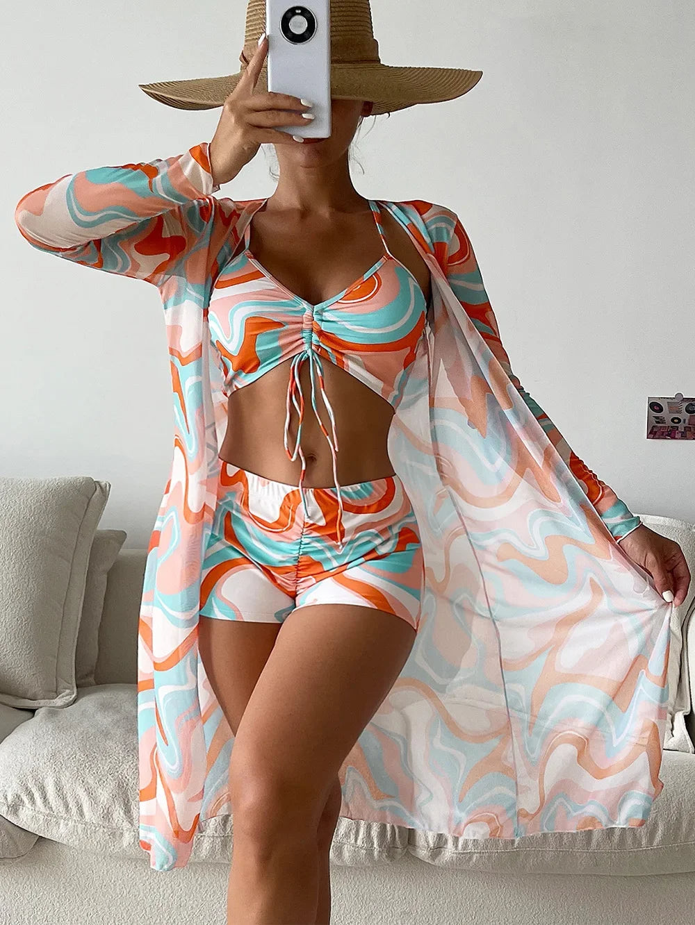 Women's 2 Piece Swimsuit Set Perfect for Beach Vacation - VogeLuxe