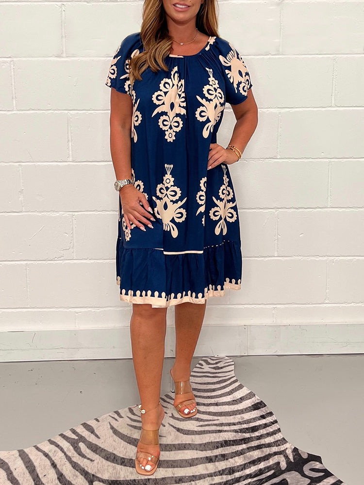 Comfy Floral Sundress for Women Casual Wear