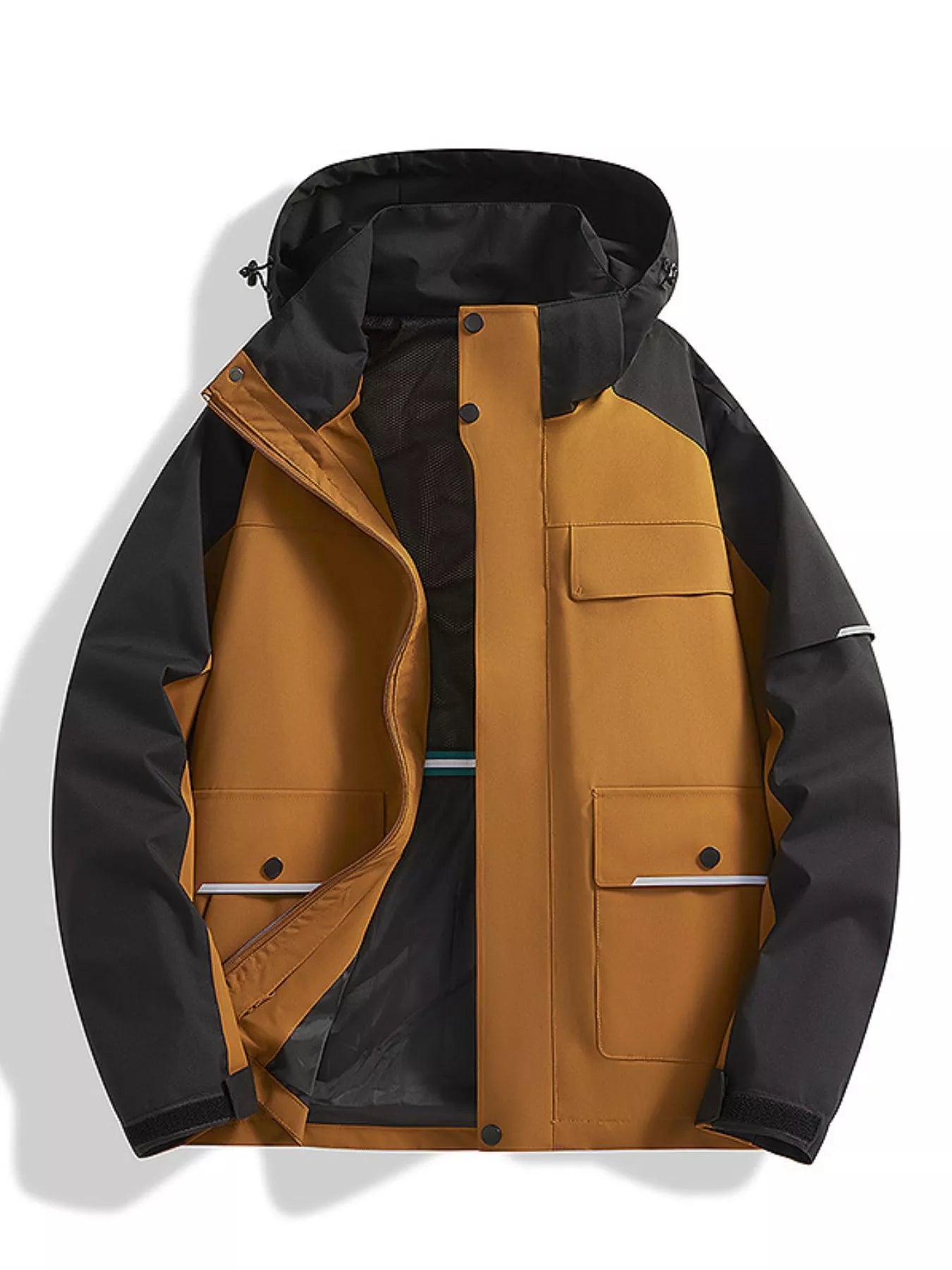 Large Size Waterproof Windbreaker Coat